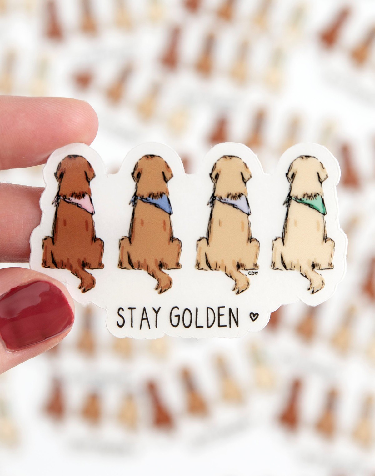 Stay Golden Decal Sticker item