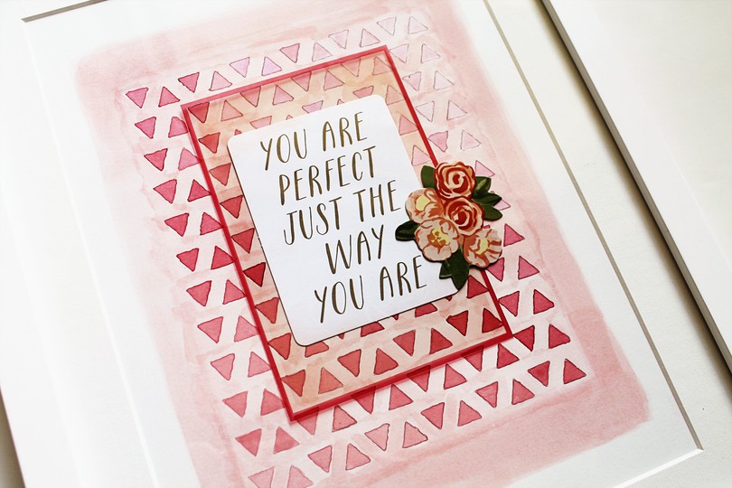 You are perfect framed sentiment