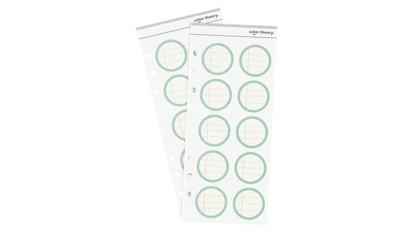 Color Theory Circle Ledger Label Stickers - Glass Slipper gallery