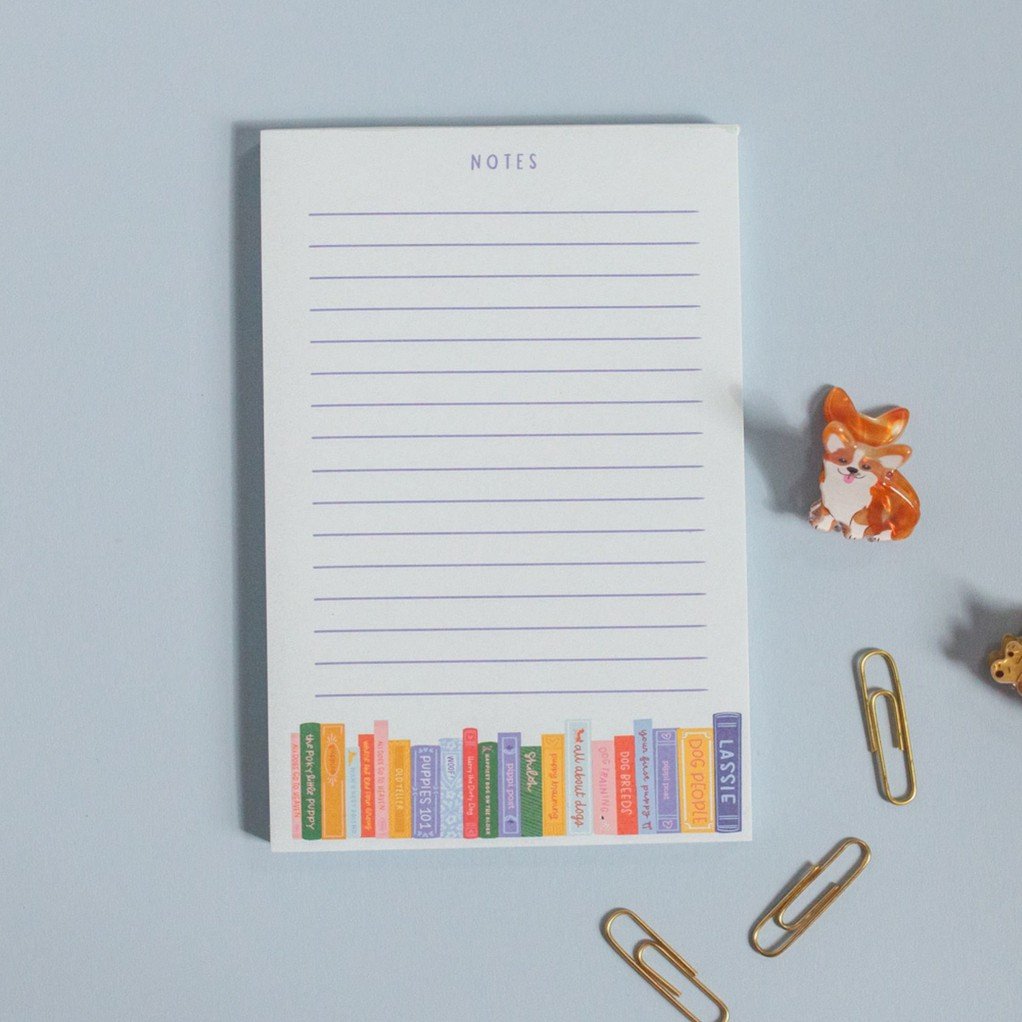 Dog Books Notepad item