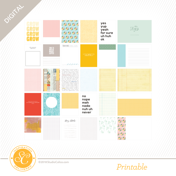 Bookmarked Main Printable Journal Cards gallery