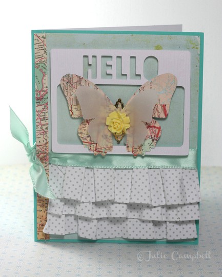 Hello Butterfly Card