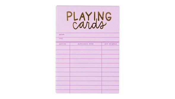 Lilac Library Card Deck Of Playing Cards gallery