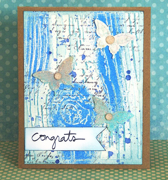 4 cards done using various embossing techniques by Saneli gallery