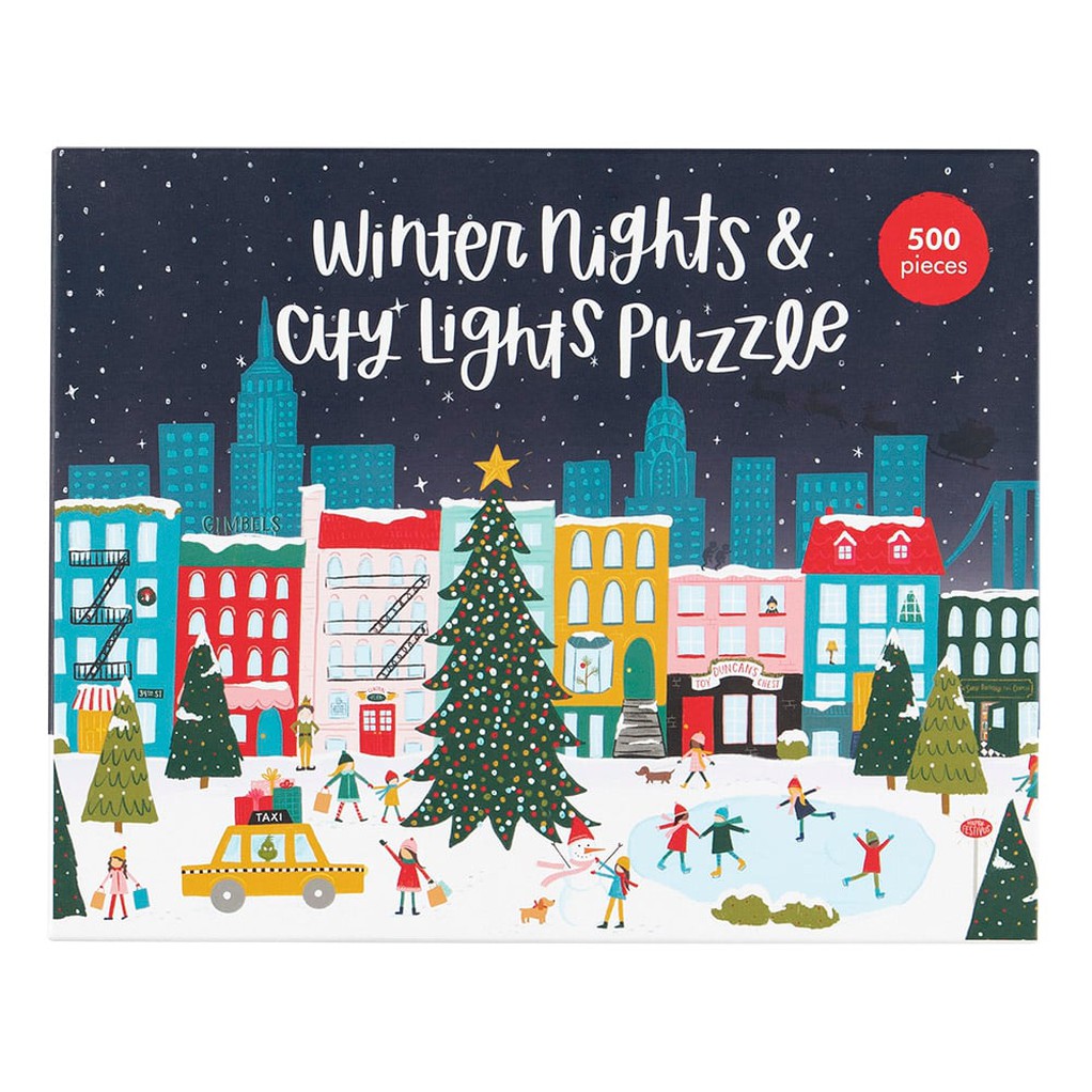 Winter Nights & City Lights - 500 Piece Jigsaw Puzzle item