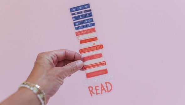 Let Freedom Read Transparent Bookmark gallery