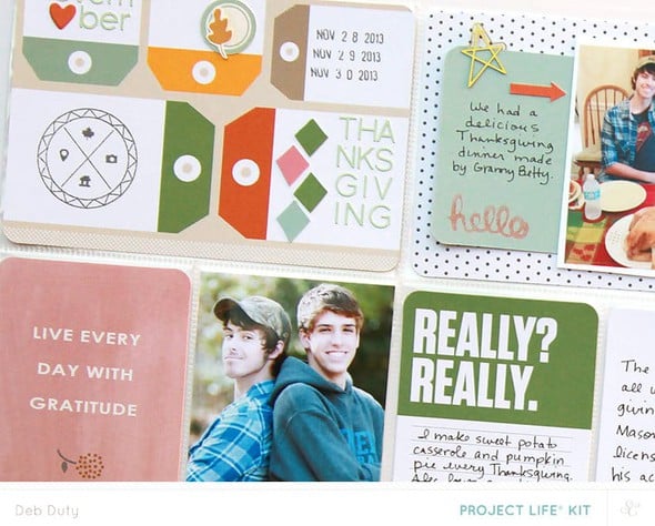 Project Life - Thanksgiving *PL Kit Only* by debduty gallery