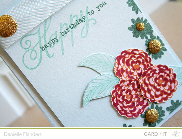 Happy Happy Birthday Embossed card by Dani gallery
