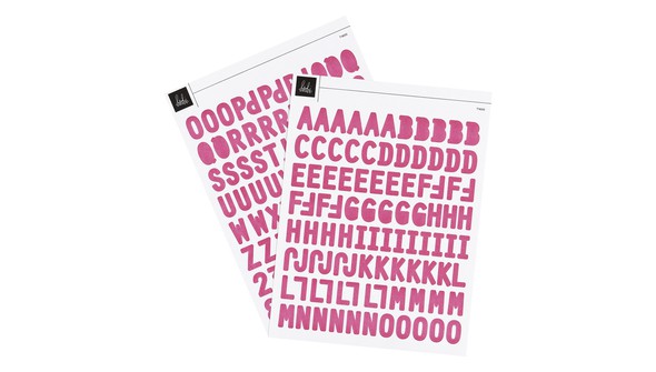 Alpha Stickers - Hot Pink gallery