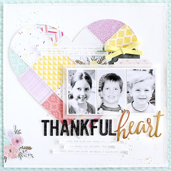 Thankful Heart *Pink Paislee* by GailL gallery
