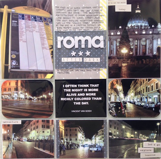 Roma after dark