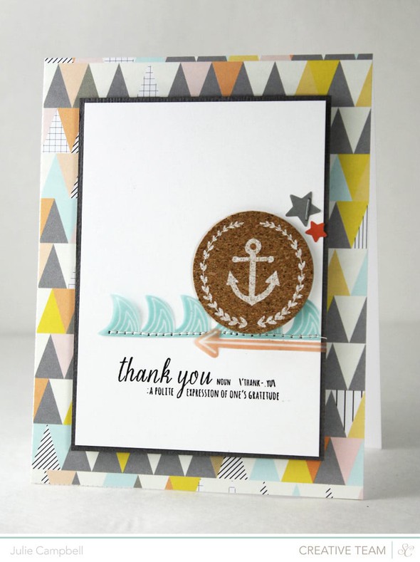 Nautical Thank You Card by JulieCampbell gallery