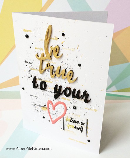 Be True To Your Heart (card)
