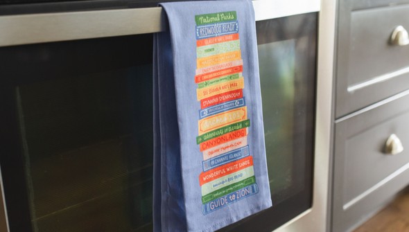 National Parks Book Stack Tea Towel  gallery