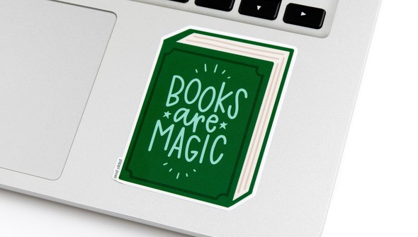 Books Are Magic Decal Sticker gallery
