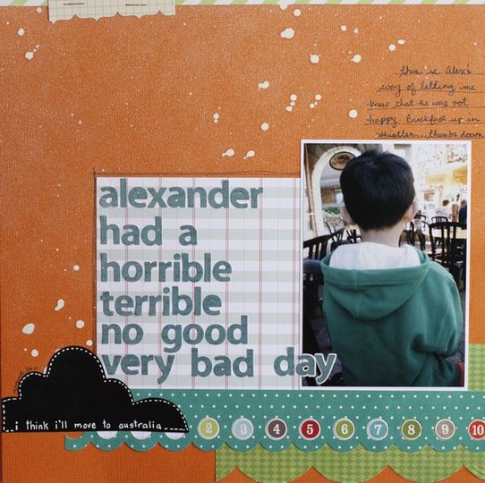 Alexander had a horrible....