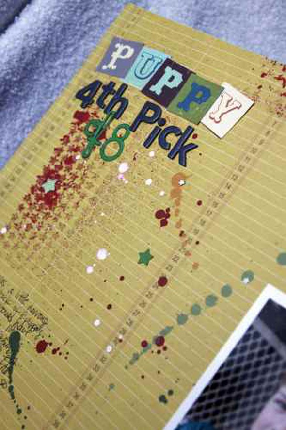 "4th Pick of 8" COnfetti, stencils and ink. And COLOR! :)  by PennyS gallery