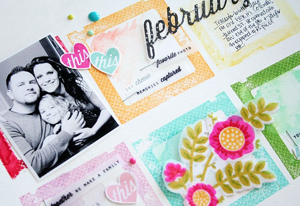 February layout by Dani gallery