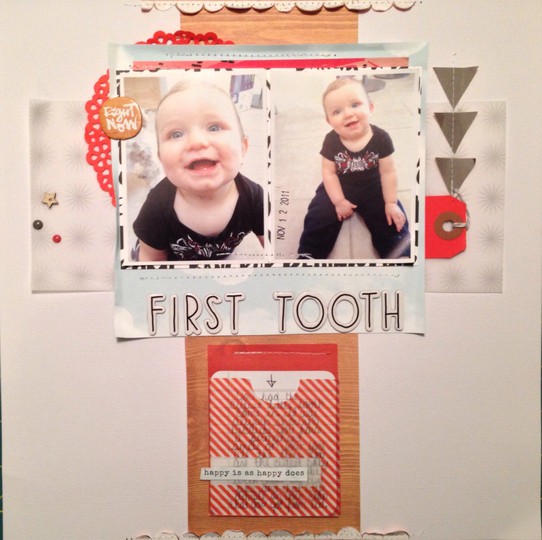 First tooth