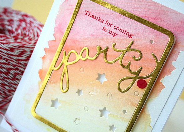 Thanks For Coming to My Party card by Dani gallery