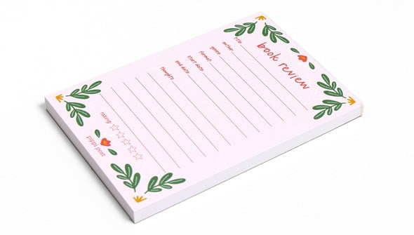 Book Review Notepad gallery