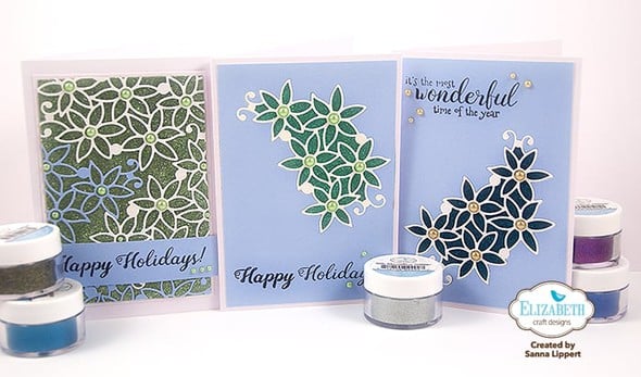 Glitter Christmas cards by Saneli gallery