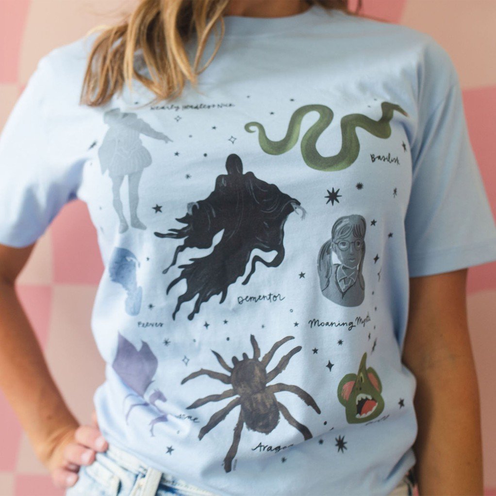 Magical Creatures - Pippi Tee - Dusty Blue item