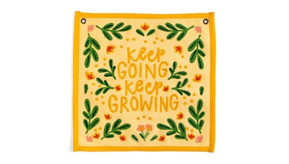 Keep Going Keep Growing Canvas Banner gallery