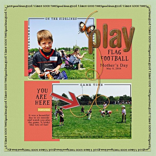 Flag Football on Mother's Day