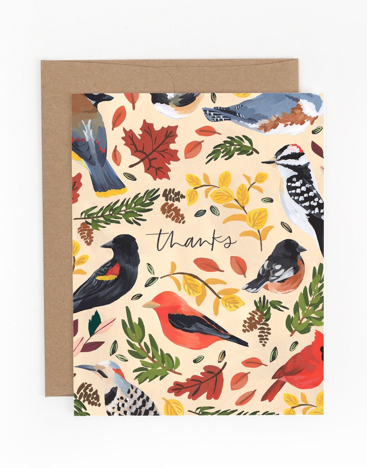 Bird Thanks Greeting Card item