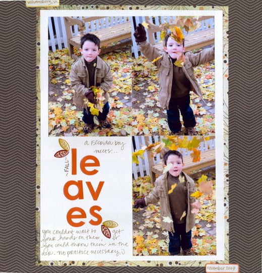 florida boy meets fall leaves