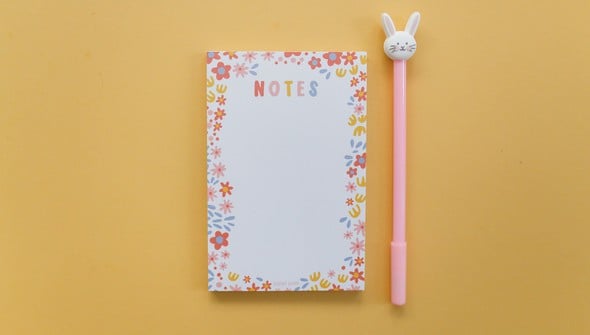 Floral Notes Notepad gallery