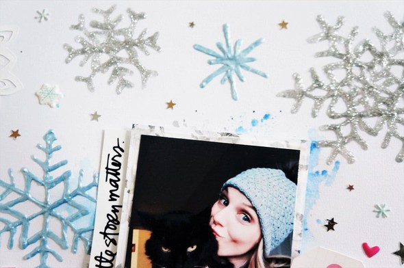 Snow Kitten Scrapbook Layout by laurarahel gallery