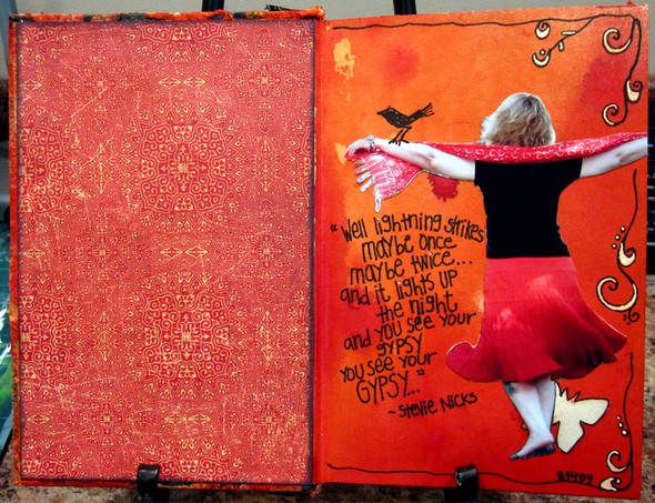 Gypsy Girl Journal by ravenea gallery