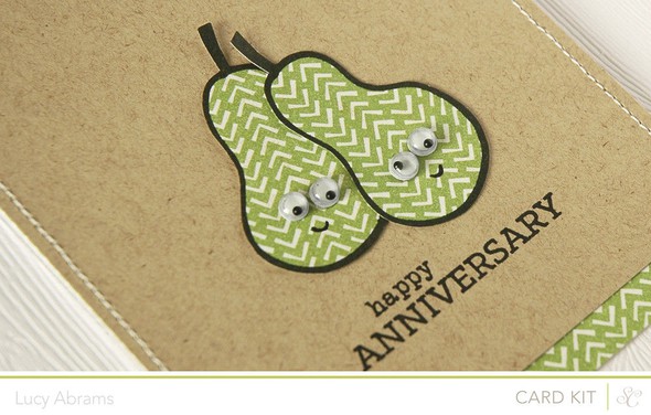 Anniversary Pears *Card Kit Only* by LucyAbrams gallery