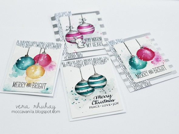  Christmas Ornaments cards  by VeraRhuhay gallery
