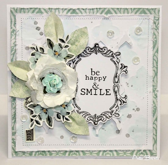 Be happy   smile card   anita bownds may 2014 scrapfx dt
