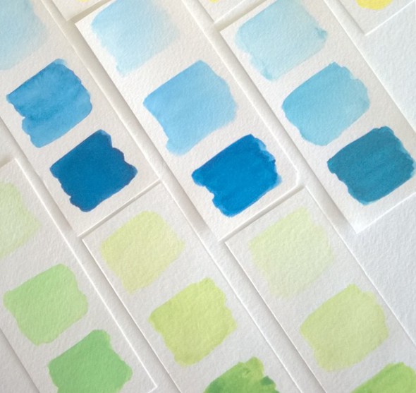 Test of 3 Watercolor Brands by BethMB gallery