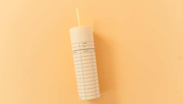 Yellow Library Card 16oz Tumbler gallery