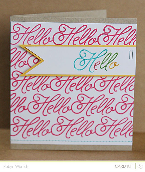 Hello *Card Kit Only* by RobynRW gallery