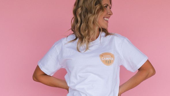 Happy Camper - Pippi Tee - White gallery