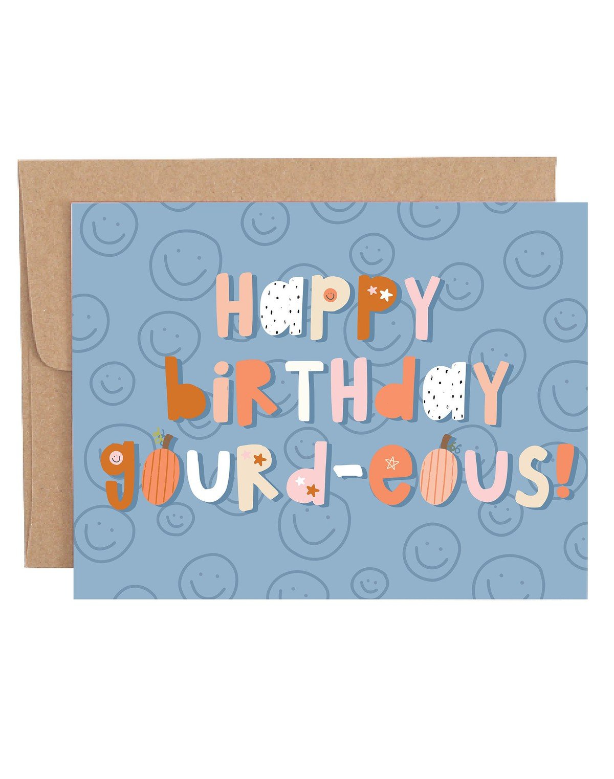 Happy Birthday Gourd-eous Greeting Card item