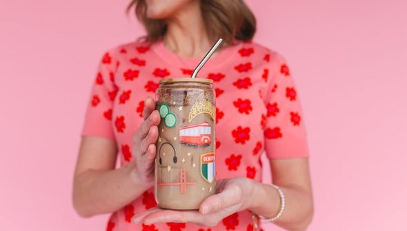 Princess Illustrations Glass Can gallery