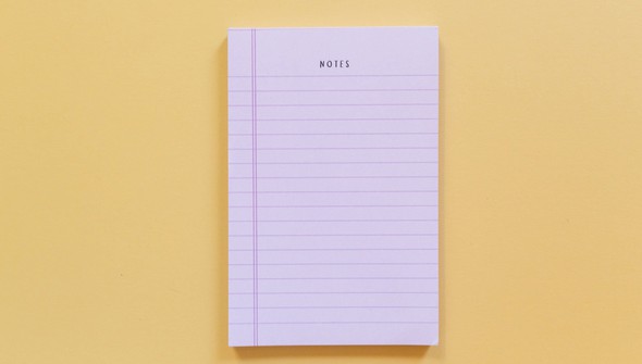 Lilac Notes Notepad gallery
