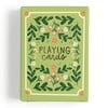 Green Floral Deck of Playing Cards