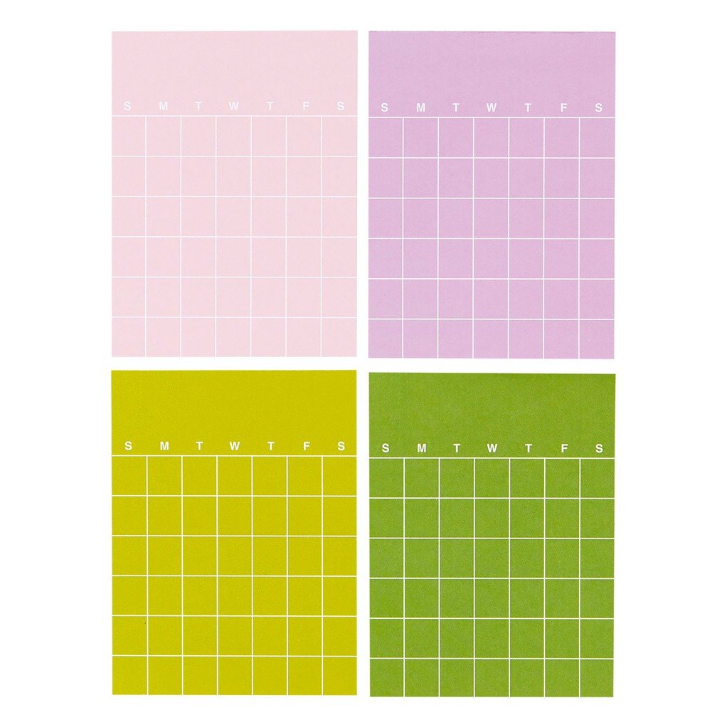 Calendar Notepad - 3×4 Brights item