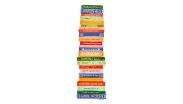National Parks Book Stack Transparent Bookmark gallery