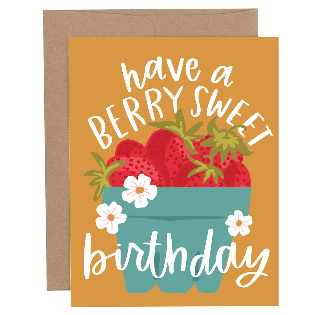 Berry Sweet Birthday Greeting Card item