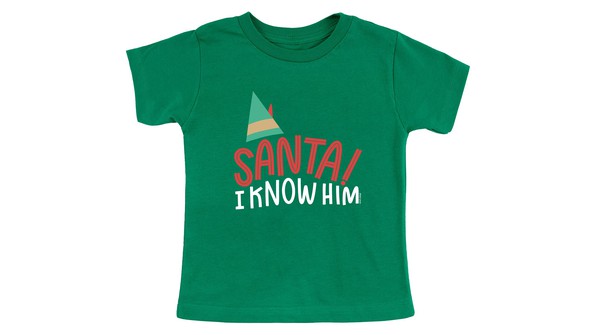 Santa! I Know Him - Toddler/Youth Tee - Kelly gallery