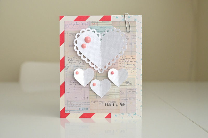 hearts galore card